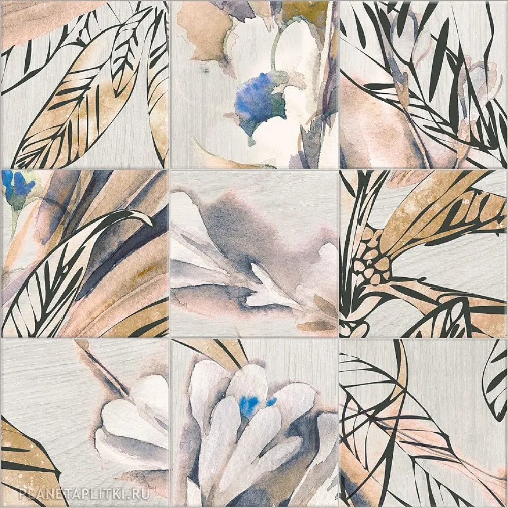 Плитка декор Bottega Decor Autumn Leaves 20x20 Mainzu Плитка декор Bottega Decor Autumn Leaves 20x20 Mainzu