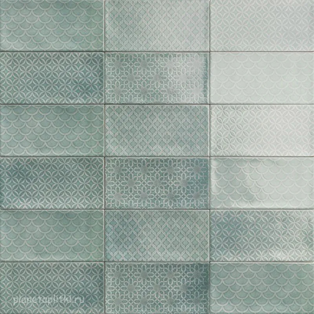 Плитка декор Decor Camden Emerald 10x20 Mainzu Плитка декор Decor Camden Emerald 10x20 Mainzu