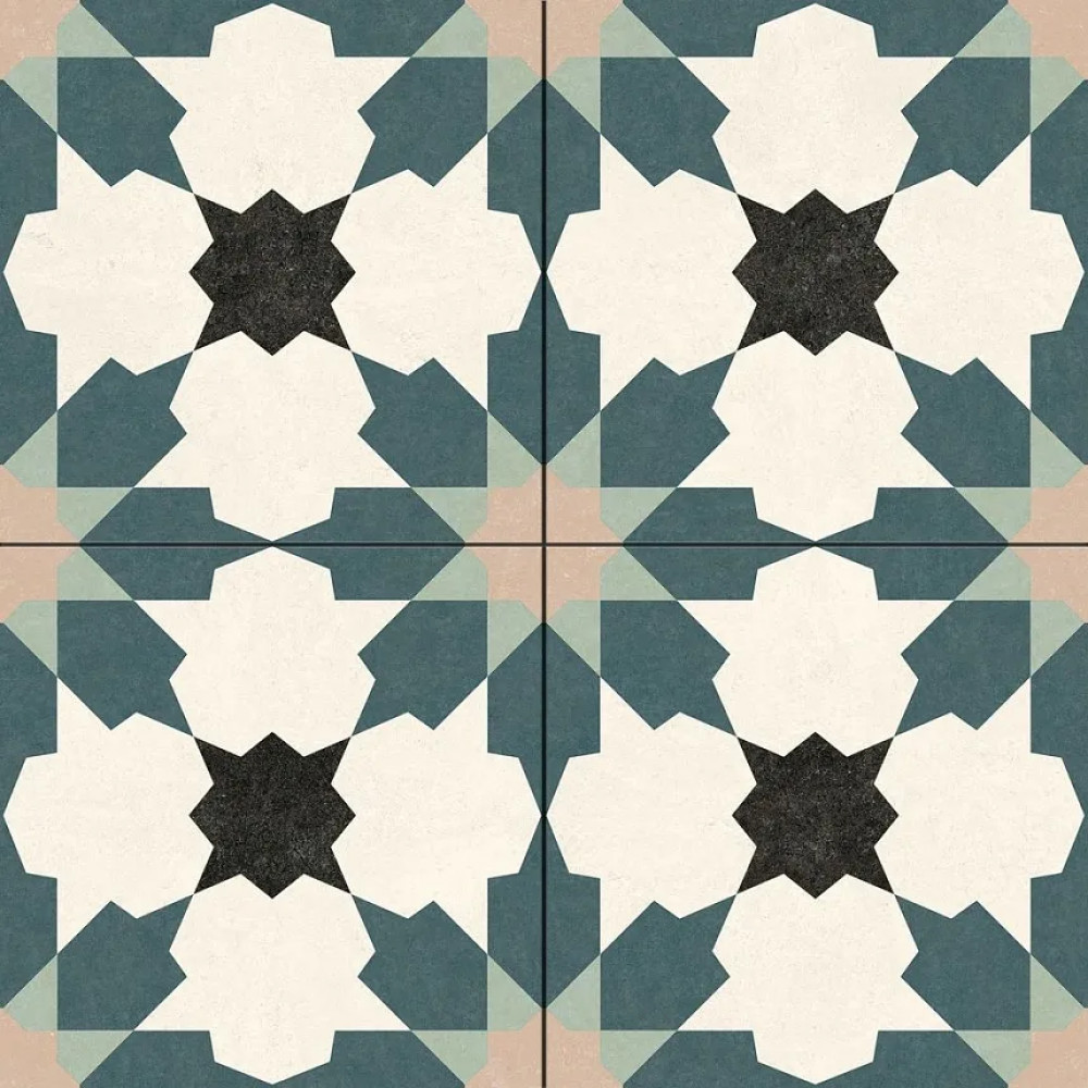 Керамогранит Flor Blue Pre. 45x45 Navarti Керамогранит Flor Blue Pre. 45x45 Navarti