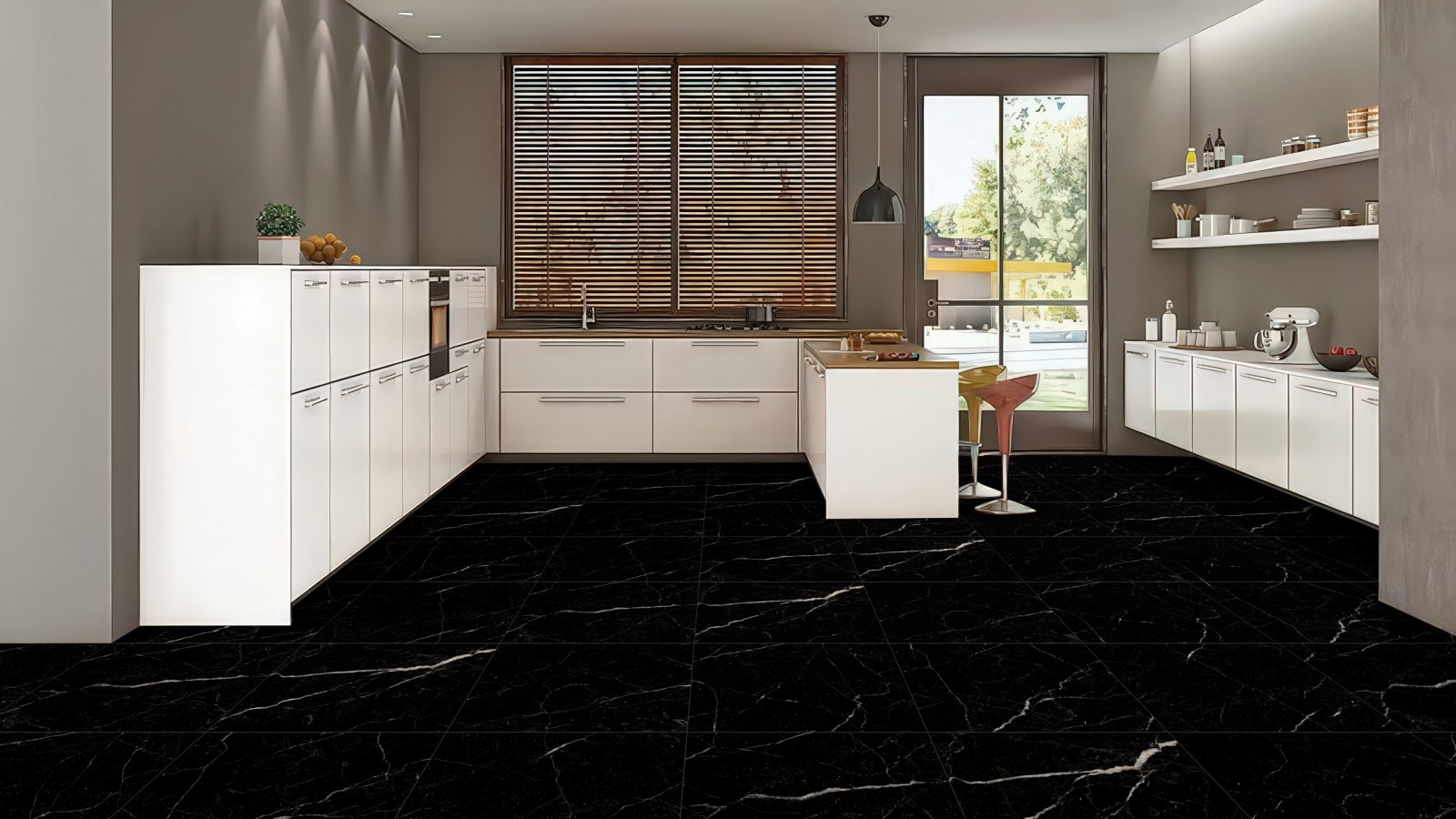 Плитка напольная 60x60 Ройял черный матовый матовая Realistik Плитка напольная 60x60 Ройял черный матовый матовая Realistik