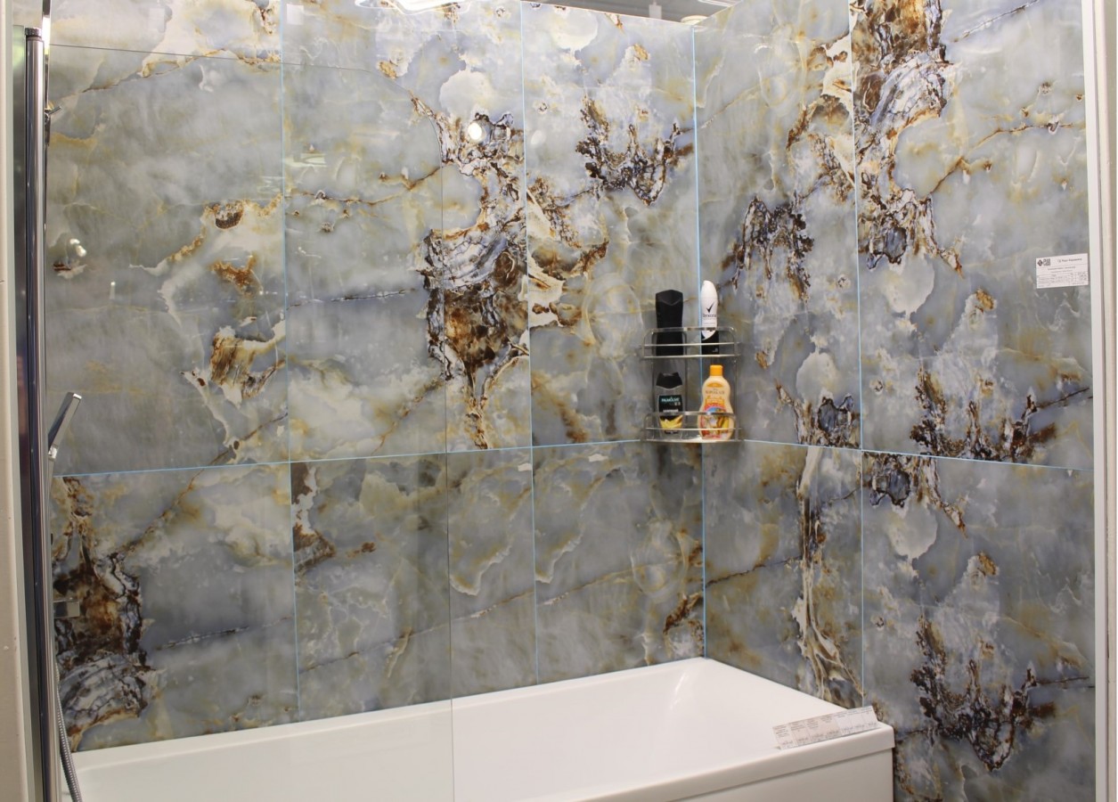 Плитка настенная 120x60 Мэджик Айс зеркальный глянец полированная Realistik Плитка настенная 120x60 Мэджик Айс зеркальный глянец полированная Realistik