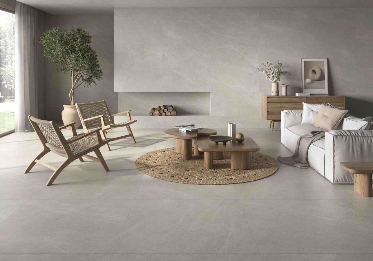 Плитка 120x60 Ривьера серый матовая Roca Плитка 120x60 Ривьера серый матовая Roca