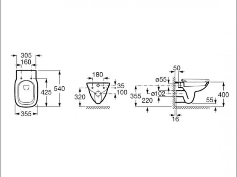Плитка 54x36 Унитаз Подвесной Debba 7.3469.9.700.0 белый Roca Плитка 54x36 Унитаз Подвесной Debba 7.3469.9.700.0 белый Roca