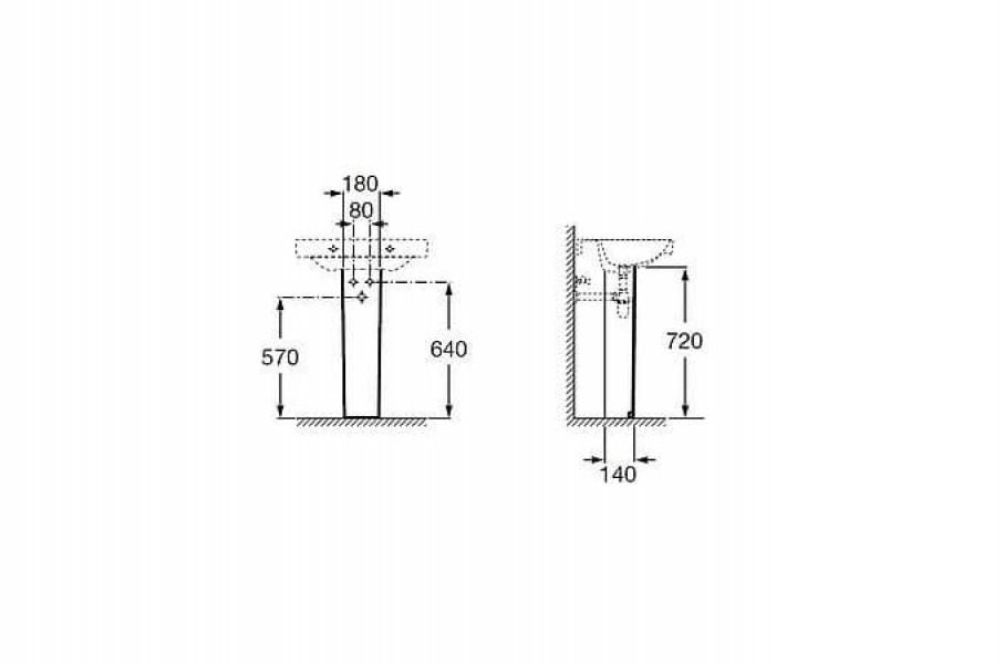Плитка 18x14 Пьедестал Debba 7.3379.9.000.Y белый Roca Плитка 18x14 Пьедестал Debba 7.3379.9.000.Y белый Roca