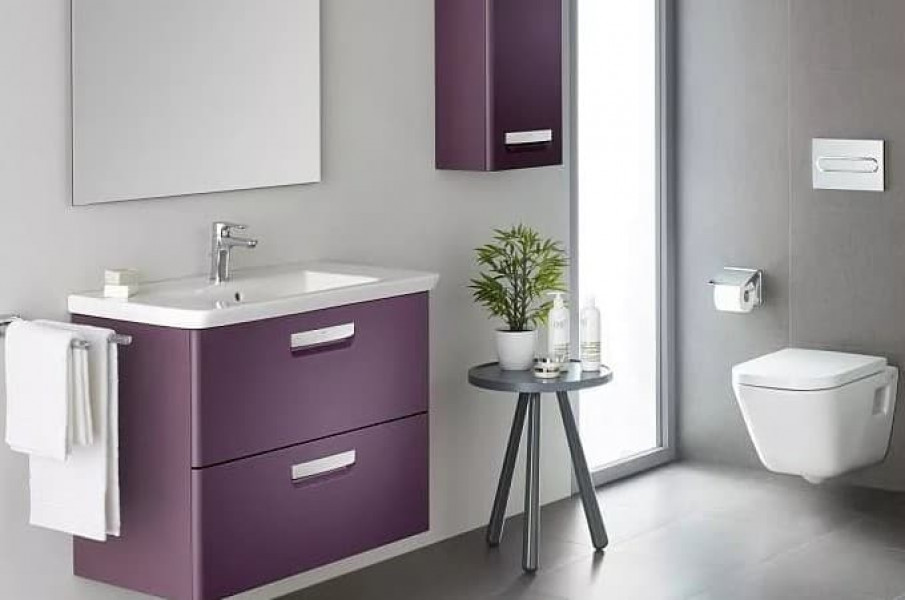 Плитка 58x41 Тумба С Раковиной The Gap 60 См - Фиолетовая фиолетовый Roca Плитка 58x41 Тумба С Раковиной The Gap 60 См - Фиолетовая фиолетовый Roca