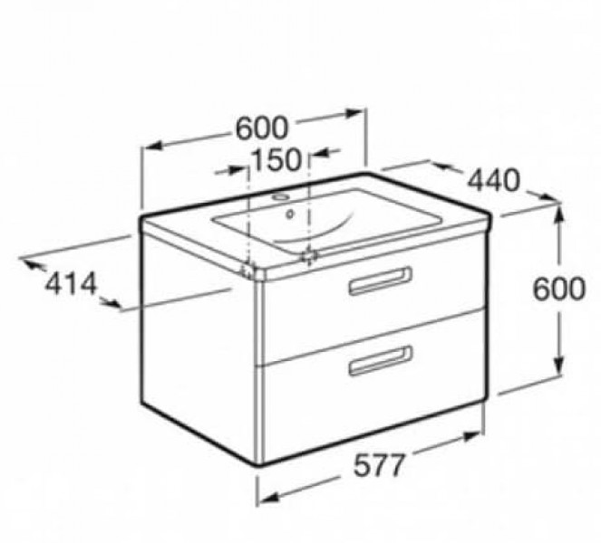 Плитка 58x41 Тумба С Раковиной The Gap 60 См - Фиолетовая фиолетовый Roca Плитка 58x41 Тумба С Раковиной The Gap 60 См - Фиолетовая фиолетовый Roca