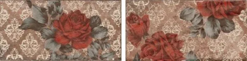 Плитка декор Inserto Vintage Roses Old Chicago 10x20 Serenissima Cir Плитка декор Inserto Vintage Roses Old Chicago 10x20 Serenissima Cir