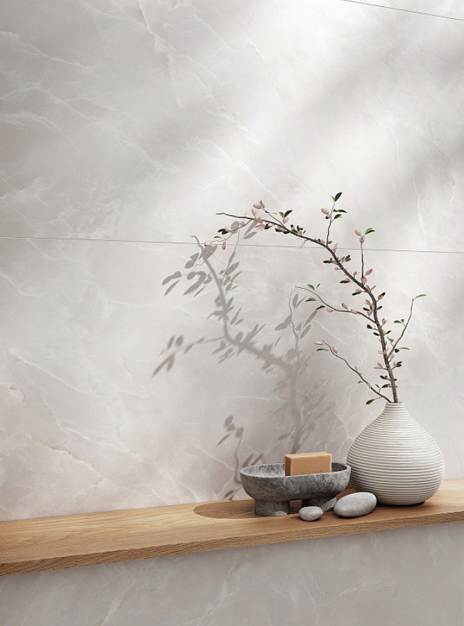 Плитка 120x60 КлаудОникс Белый Мат R9 матовая Vitra Плитка 120x60 КлаудОникс Белый Мат R9 матовая Vitra