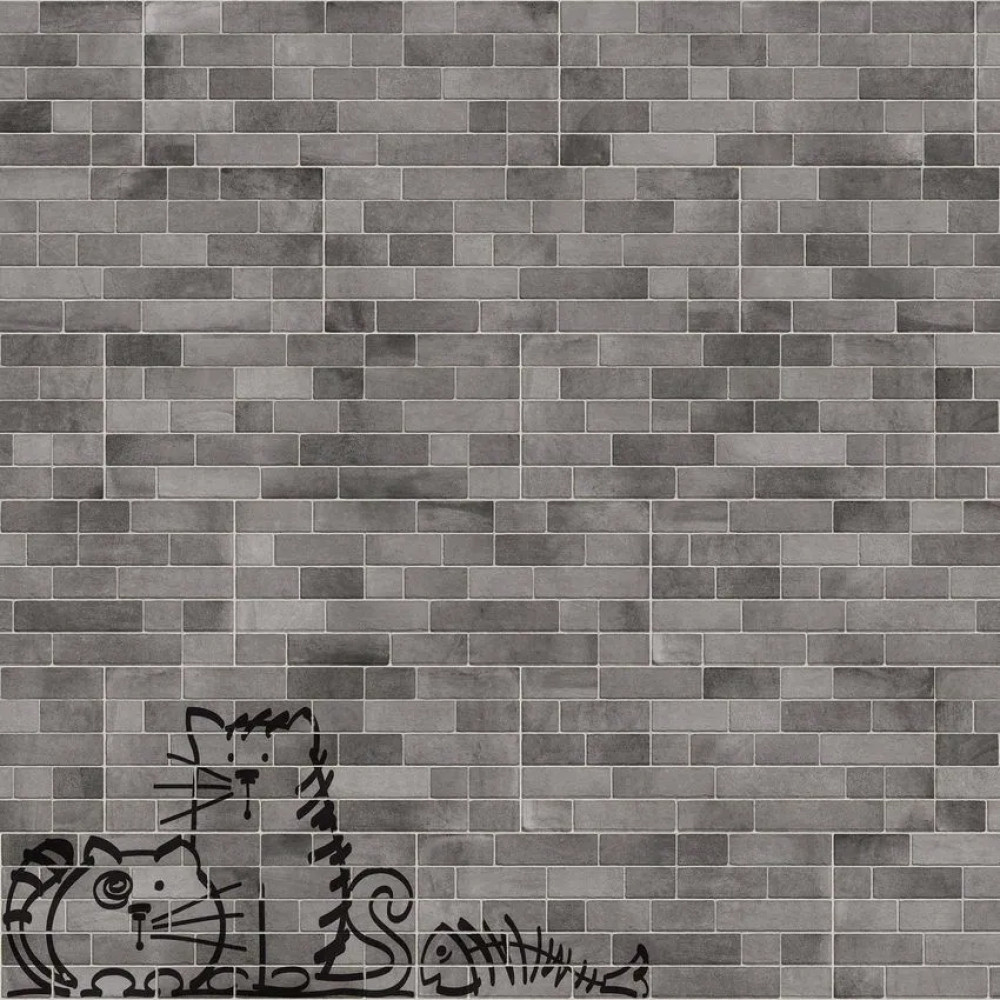 Плитка декор Nuney-4 Grafito 20x50 Vives Плитка декор Nuney-4 Grafito 20x50 Vives