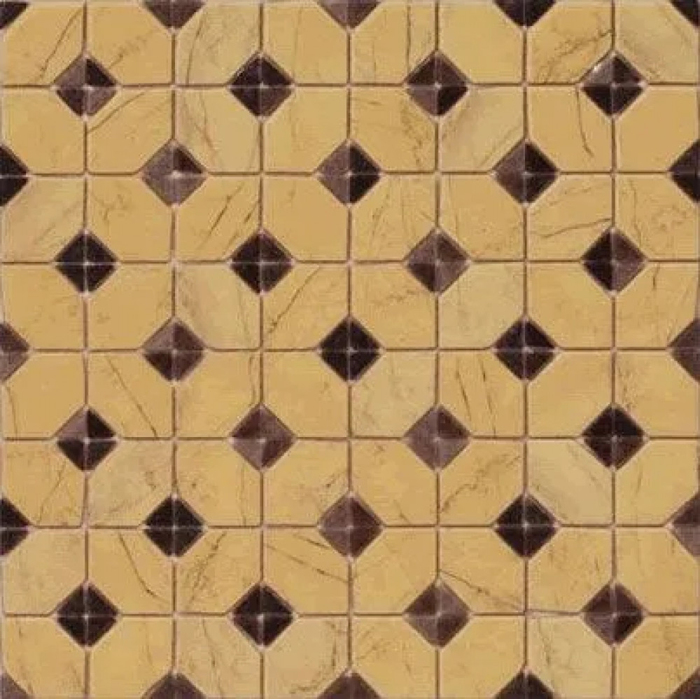 Плитка декор Iliada - PR Ocre 43.5x43.5 Vives Плитка декор Iliada - PR Ocre 43.5x43.5 Vives